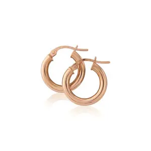Rose Gold Hoop Earrings
