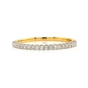 18ct Yellow Gold 0.15ct Diamond Eternity Ring