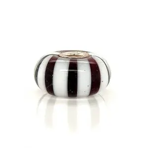 Trollbead - Black and White Stripes