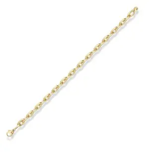 Gold Oval Link Bracelet
