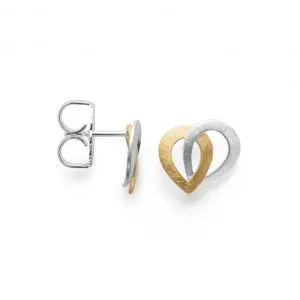 Bastian Multi Tone Petal Form Stud Earrings