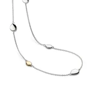 Kit Heath Golden Pebble Necklace