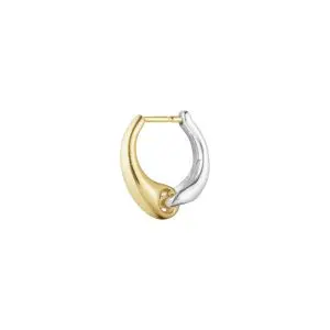 Georg Jensen Two Tone Reflect Small Hoop - Single