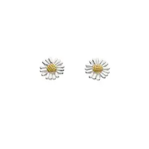Multi Tone Small Daisy Stud Earrings