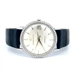 Eterna-Matic 18ct Gold Diamond Centenaire Automatic Watch 844LE125