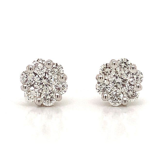 1/2 Carat Diamond Stud Earrings