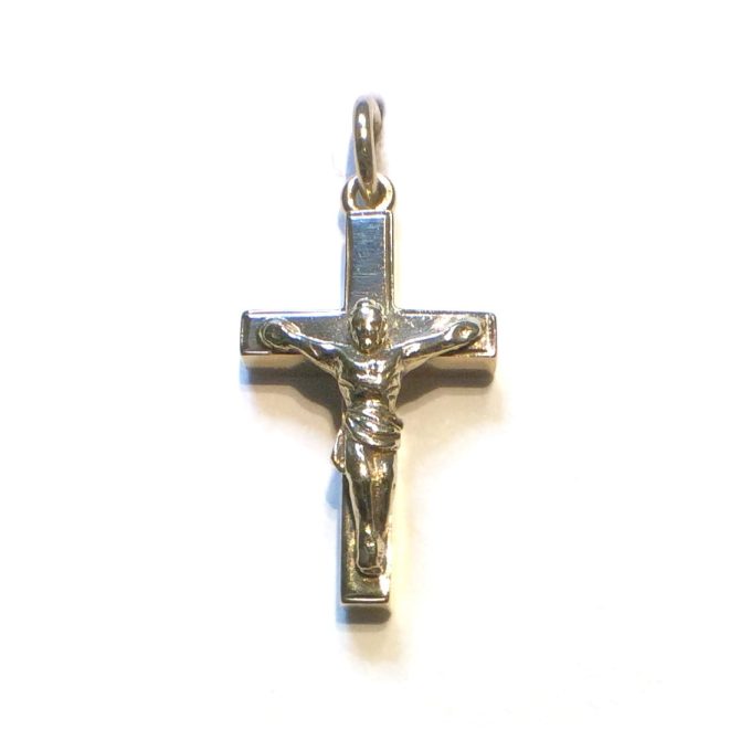 Small Solid Gold Crucifix