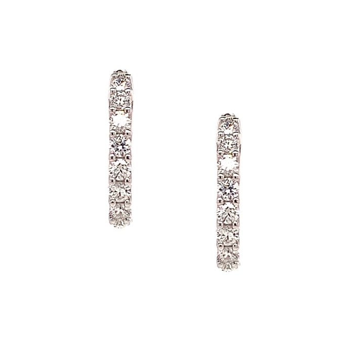 0.50ct Diamond Huggie Earrings