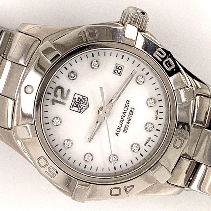 Tag Heuer Ladies Diamond Aquaracer Watch