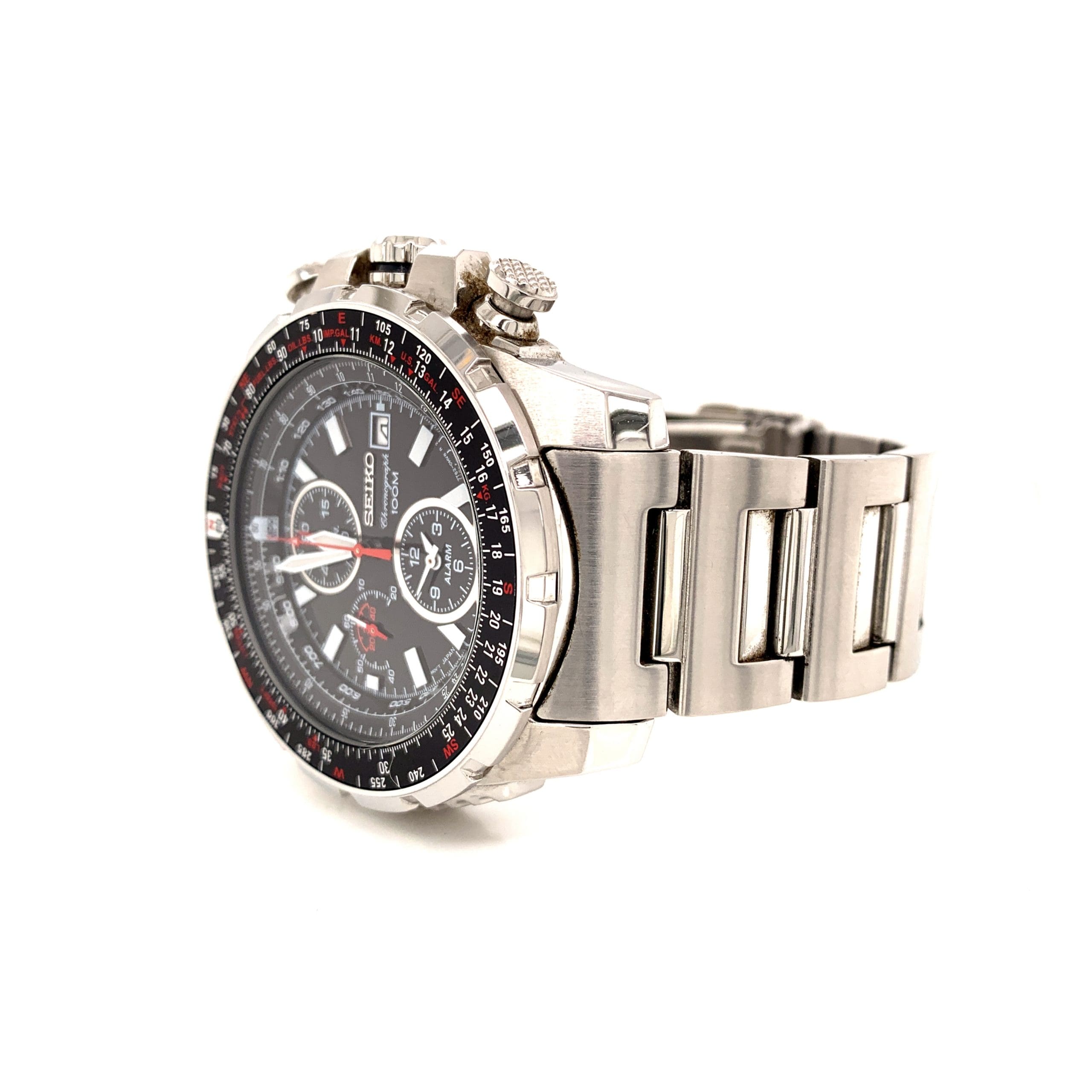 Seiko Flightmaster Chronograph Watch
