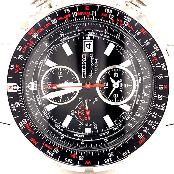 Seiko Flightmaster Chronograph Watch