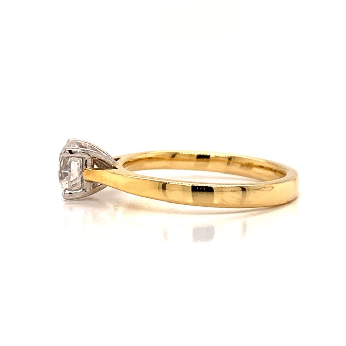 1.00 Carat Diamond Solitaire Gold Ring