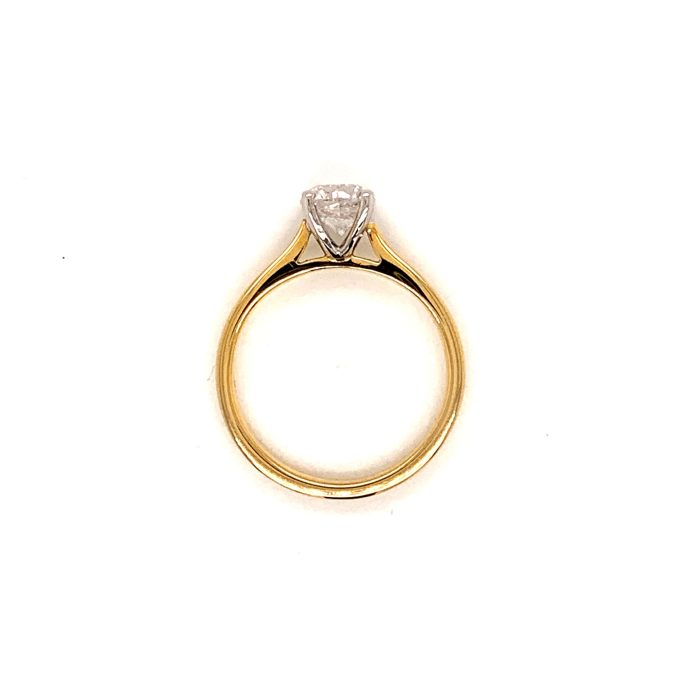 1.00 Carat Diamond Solitaire Gold Ring