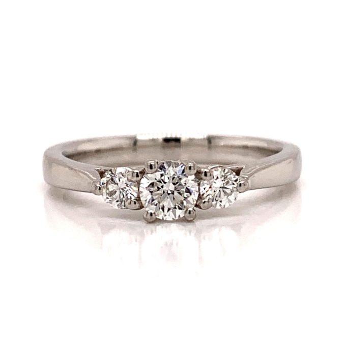 Three Stone Diamond Ring