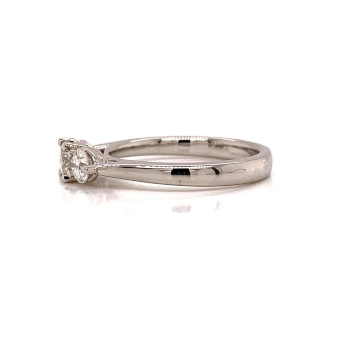 Three Stone Diamond & Platinum