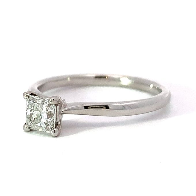 0.54ct Princess Cut Diamond Ring