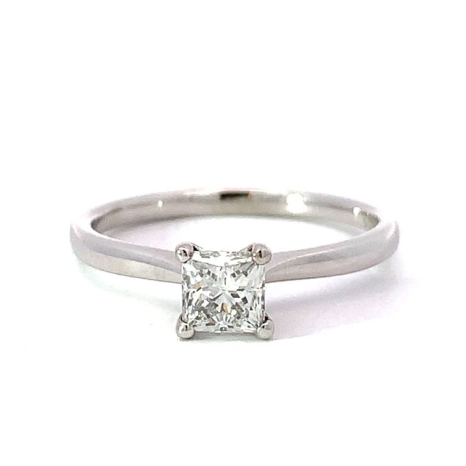 0.54ct Princess Cut Diamond Ring