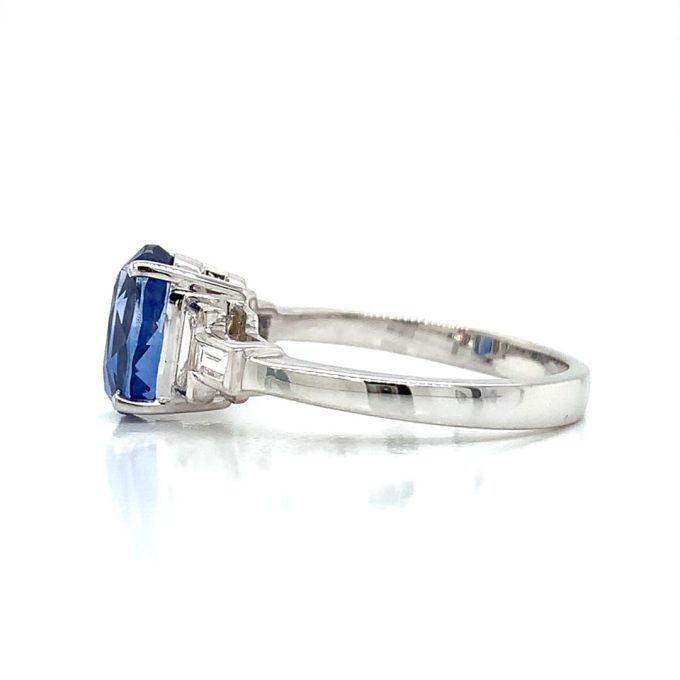 2.50ct Sapphire and Diamond Ring