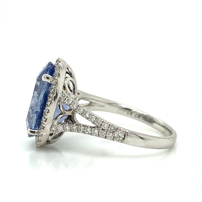7.82ct Sapphire and Diamond Cocktail Ring