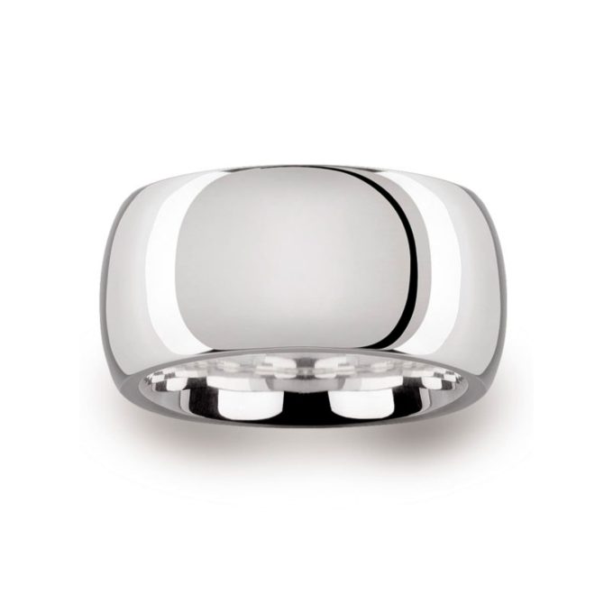 Chunky Silver Band by Bastian