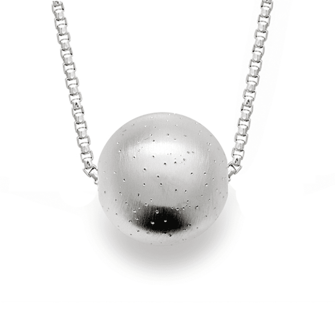 Diamond Dust Sphere Necklace by Bastian