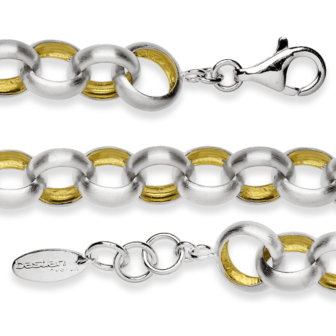 Bastian Silver and Gilt Belcher Bracelet