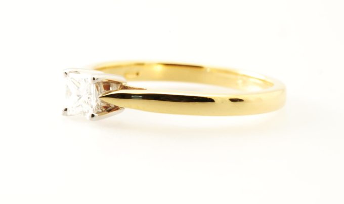 Princess Cut Diamond Solitaire Ring