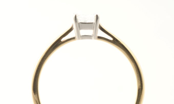 Princess Cut Diamond Solitaire Ring