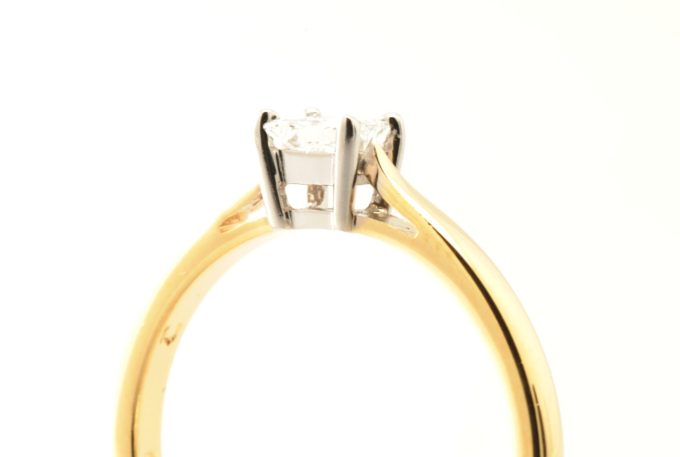 Princess Cut Diamond Solitaire Ring