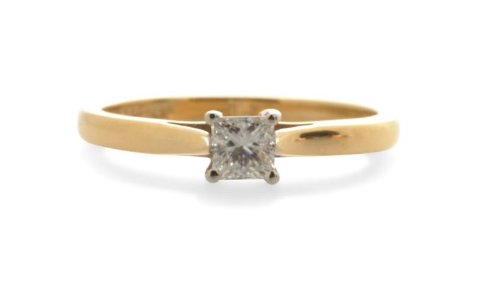 Princess Cut Diamond Solitaire Ring