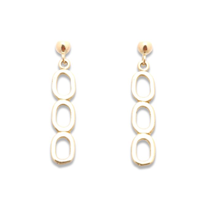 9 Carat Gold Drop Earrings