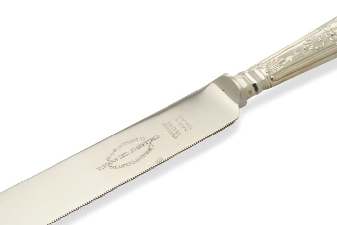 Silver Handled Cake Knife