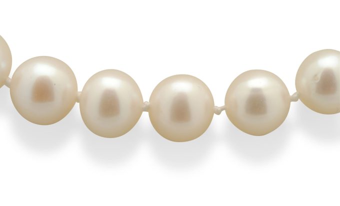 Large White Pearl Necklace