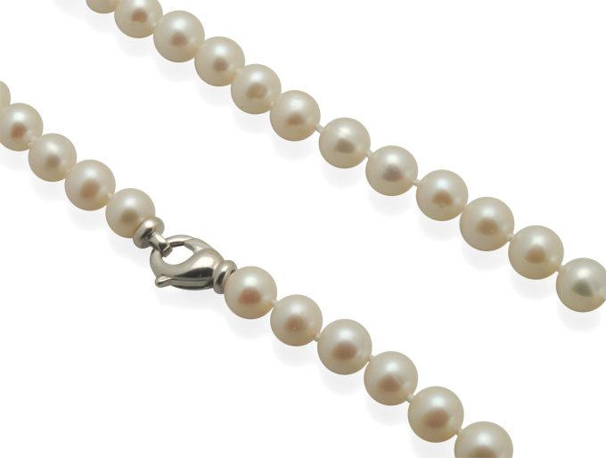 Large White Pearl Necklace