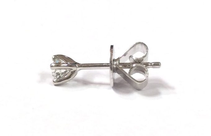 0.65ct Diamond Platinum Stud Earrings