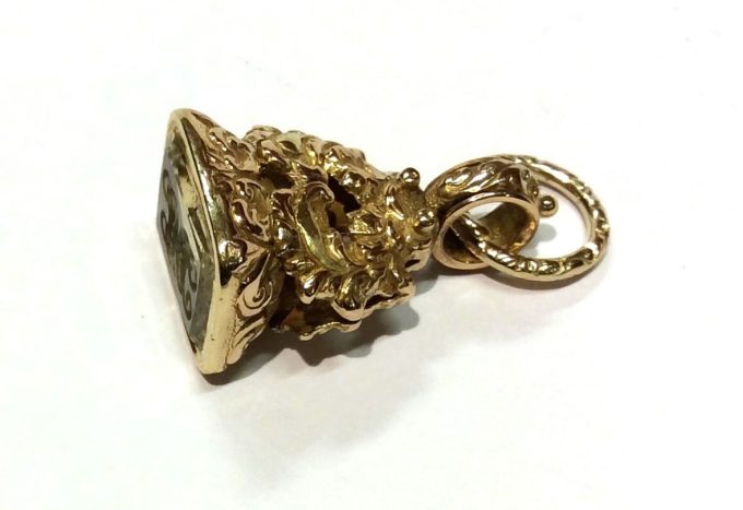 Yellow Gold Filled Watch Fob