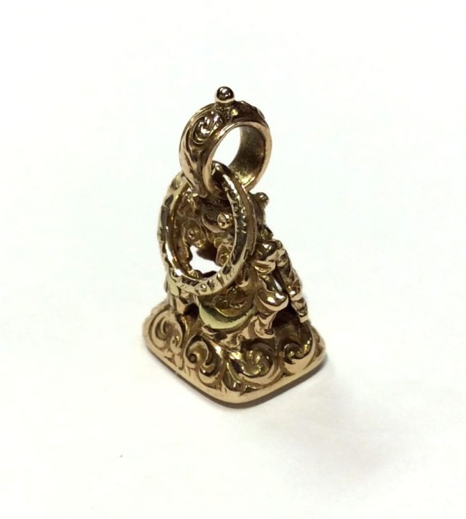 Yellow Gold Filled Watch Fob
