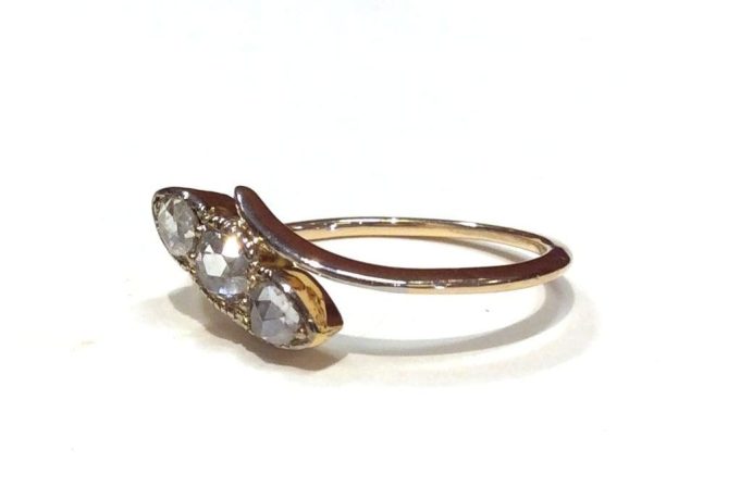 Antique Diamond Twist Ring