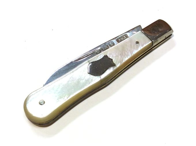 Antique Mother of Pearl Fruit Knife