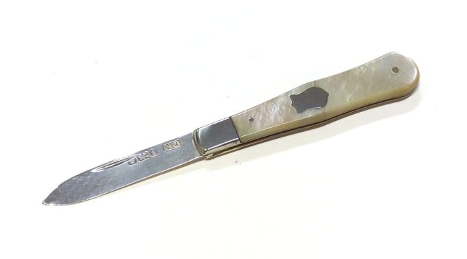 Antique Mother of Pearl Fruit Knife