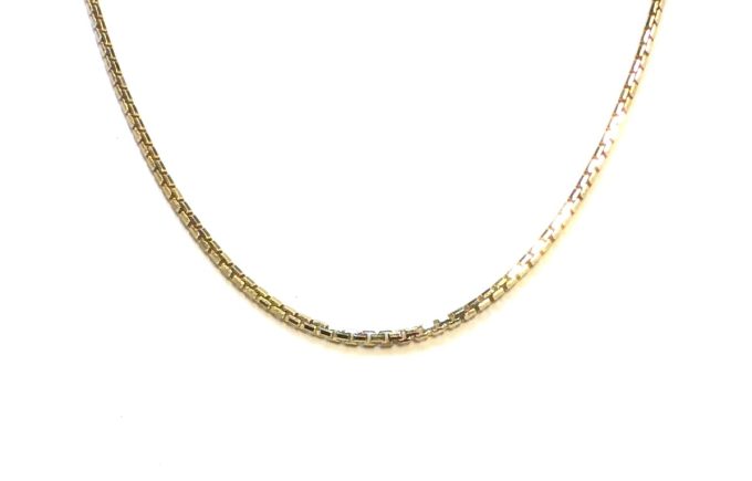 18ct Gold Box Chain