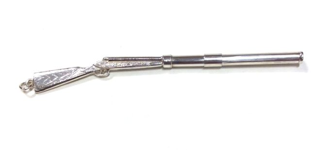 Silver Shotgun Toothpick