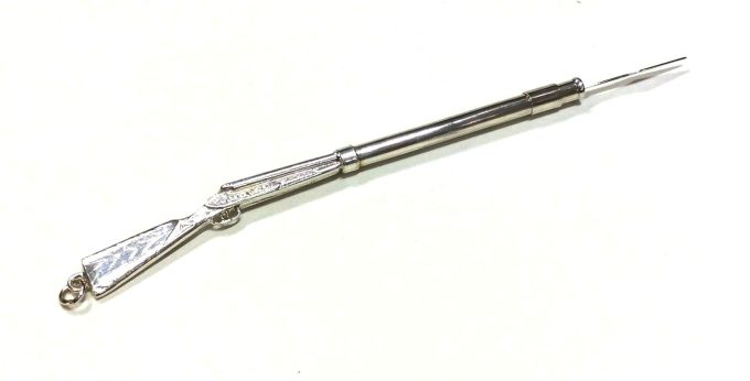 Silver Shotgun Toothpick