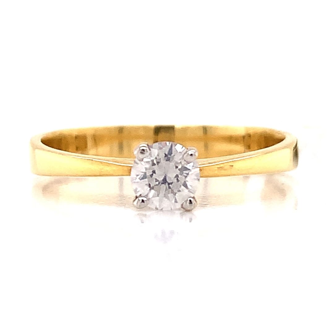 1/3rd Carat Diamond Solitaire Ring