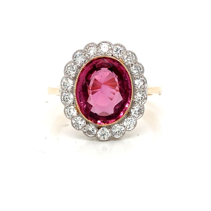 3.49ct Ruby and Diamond Ring