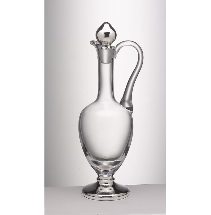 Sterling Silver and Glass Claret Jug