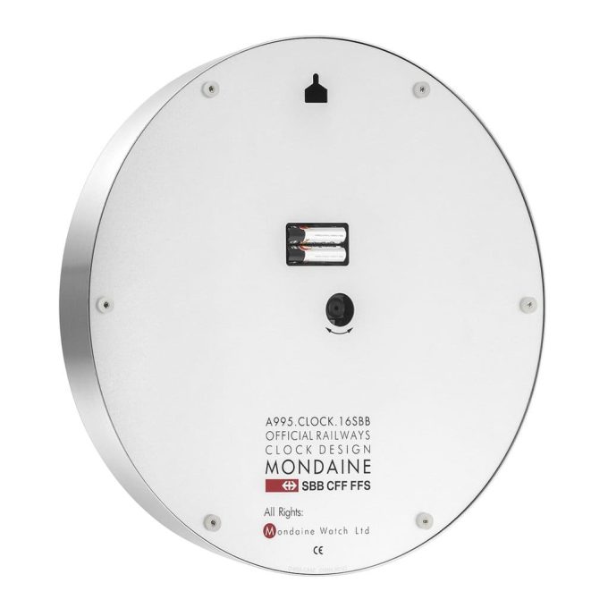 Mondaine Big Wall Clock 40cm with Sweep Second Hand