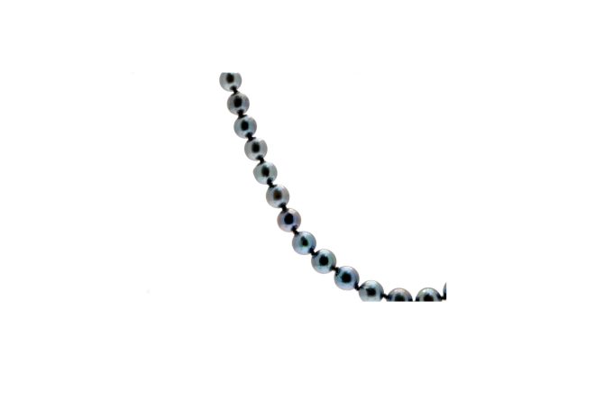 Grey Cultured Pearl Necklace