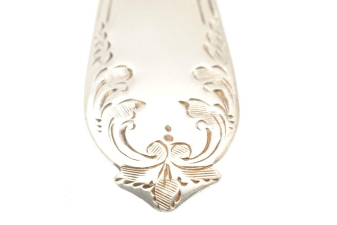 Six Silver Coffee Spoons