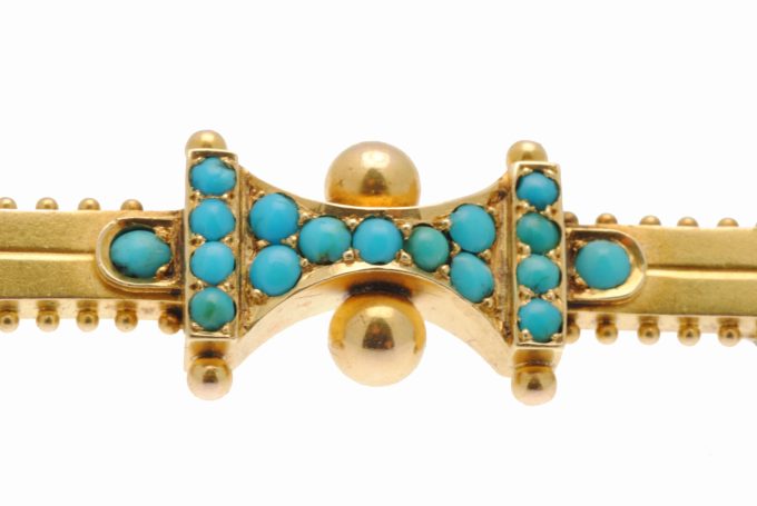 Victorian Turquoise Brooch